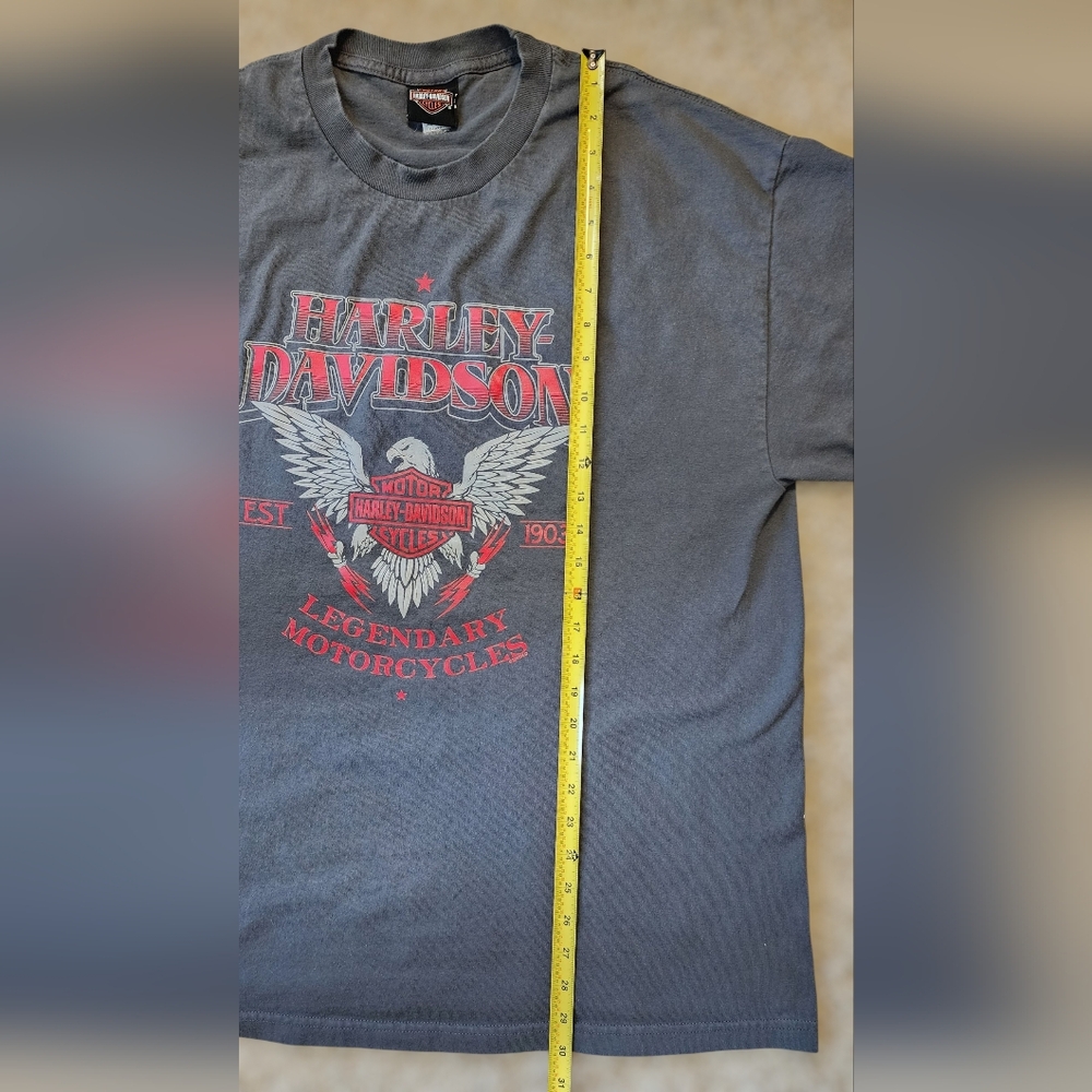 Harley-Davidson Dealer T-Shirt Rare Chi-Town Chicago Tinley Park XL - Picture 7 of 9